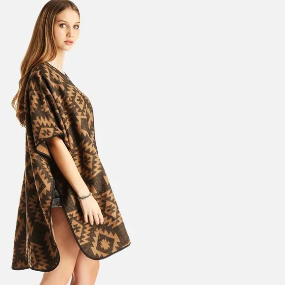 NEW! Vero Moda Navajo Poncho - Picture 3 of 11